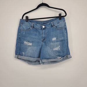 Lane Bryant Distressed Weekend short